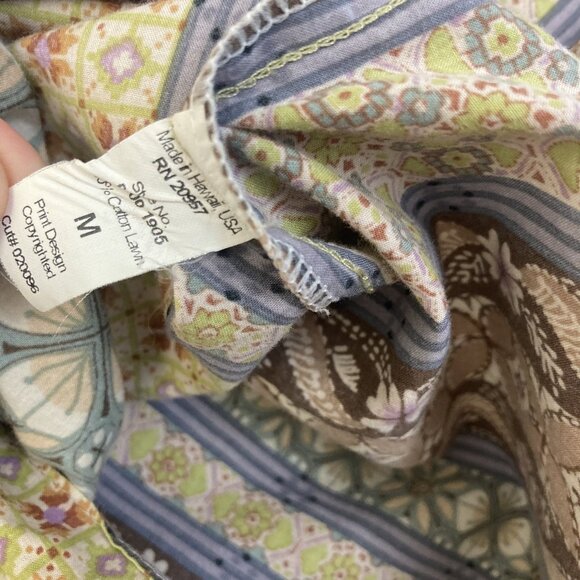 Lot of 2 Vintage Tori Richard Hawaiian Shirt Mens Medium Cotton Tiki Resort USA - Picture 14 of 16